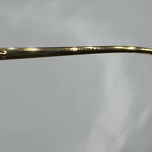 Isabel Marant Gold Square Sunglasses - Picture 4 of 4